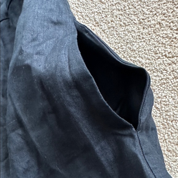 100% European Linen Button Front Dress - Picture 10 of 14